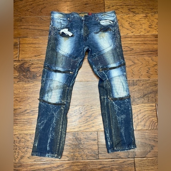 Makobi MENS MK detailed jeans - Picture 1 of 11